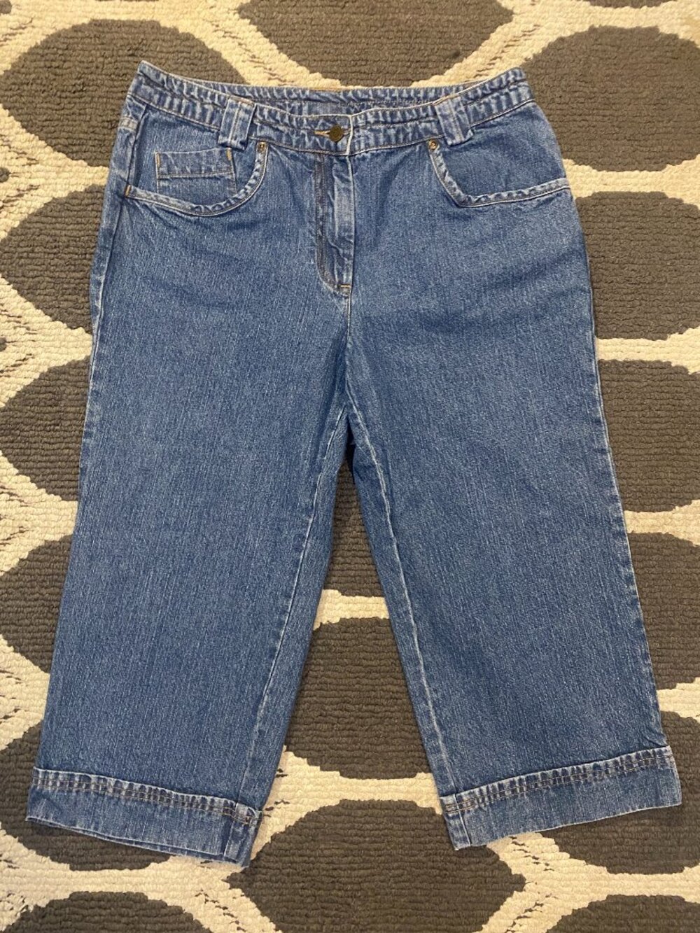 Christopher & Banks Denim Capri Pants Jeans Size 8